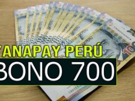 Yanapay Perú es el nuevo bono 700 de Pedro Castillo