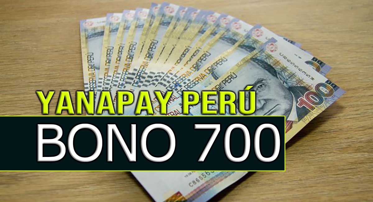 Yanapay Perú es el nuevo bono 700 de Pedro Castillo